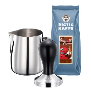 House of Barista Tamper, Milk Jug & 500g Super Crema