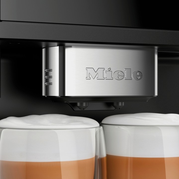 Miele CM 6560 MilkPerfection Obsidian Black PearlFinish Espresso Machine
