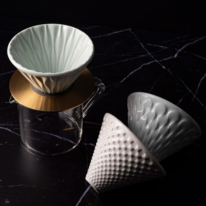 Loveramics Brewers Strong Dripper White 2-Cup.