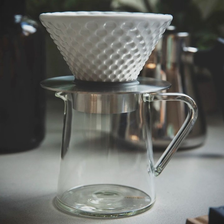 Loveramics Brewers Strong Dripper White 2-Cup.