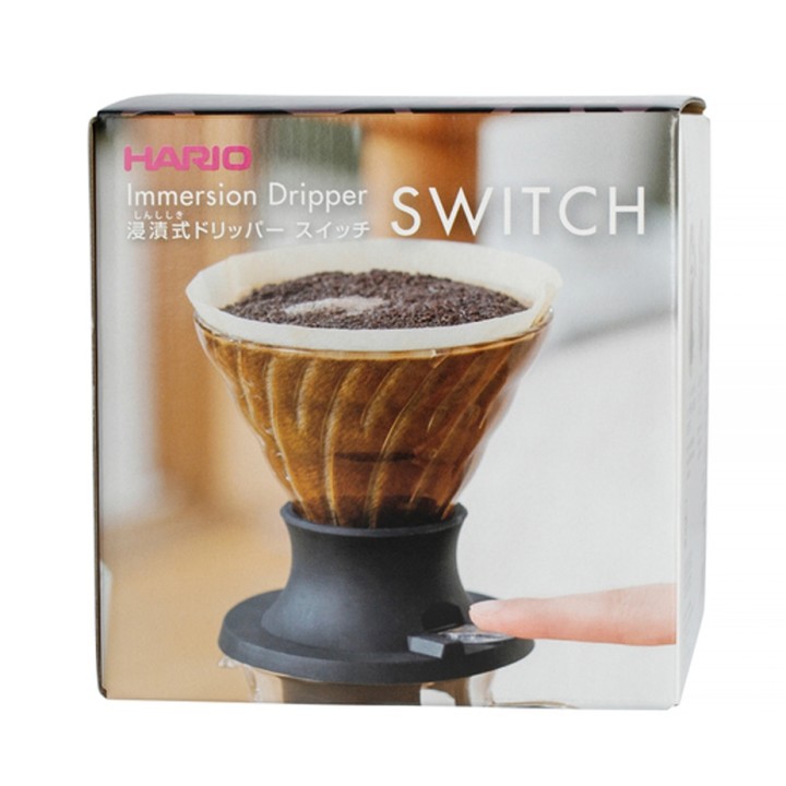 Hario Immersion Switch Dripper 2-cup. Includes 40 filters