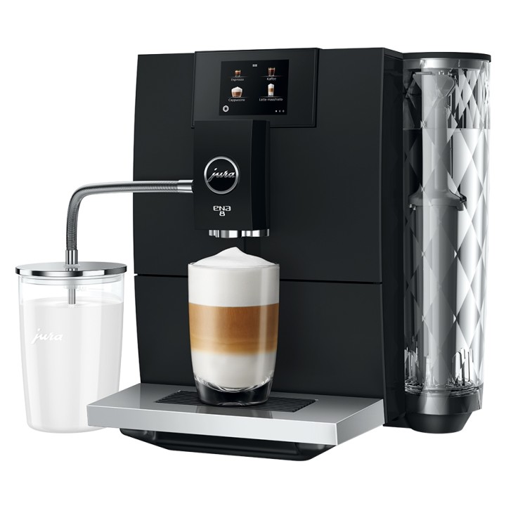 Jura ENA 8 (EC) Full Metropolitan Black Espresso machine Incl. starter pack (Danish language)