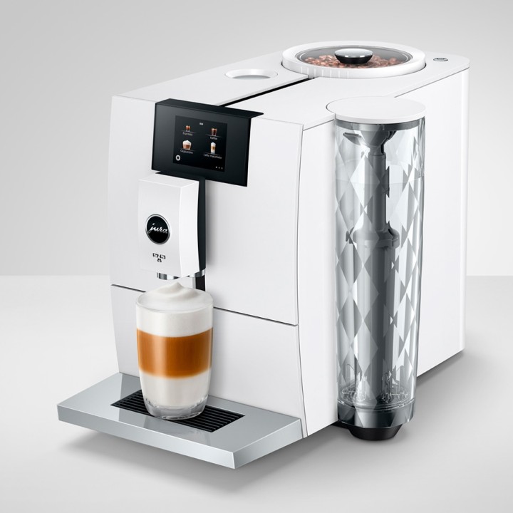 Jura ENA 8 (EC) Full Nordic White espresso machine incl. starter pack (Danish)