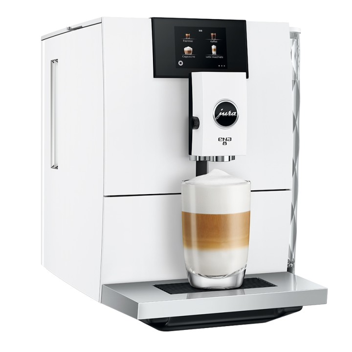 Jura ENA 8 (EC) Full Nordic White espresso machine incl. starter pack (Danish)