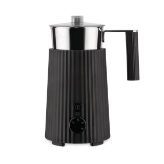 Alessi Plissé Pulcina Electric Milk Frother Black