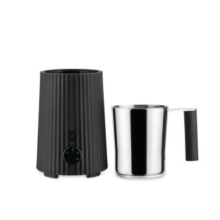 Alessi Plissé Pulcina Electric Milk Frother Black
