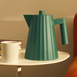 Alessi Plissé Electric Kettle 1 L Green