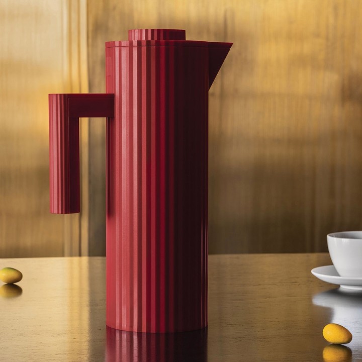 Alessi Plissé Thermal Carafe 1L Red