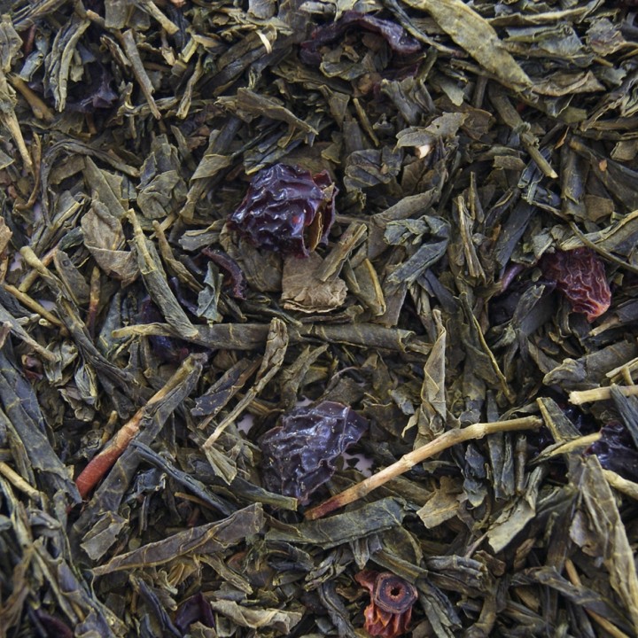 Organic Green Earl Grey Tea with Rosehip 3 kg