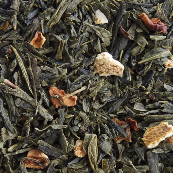 Organic Green Earl Grey Tea with Rosehip 3 kg