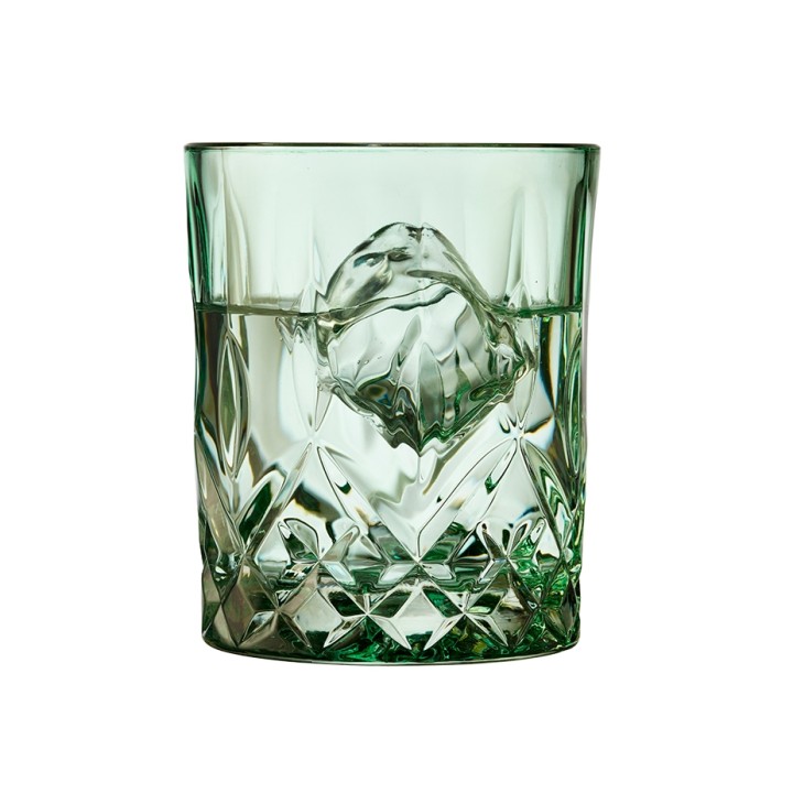 Lyngby Sorrento whisky glass 32 cl 4 pcs green