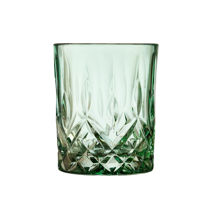 Lyngby Sorrento whisky glass 32 cl 4 pcs green