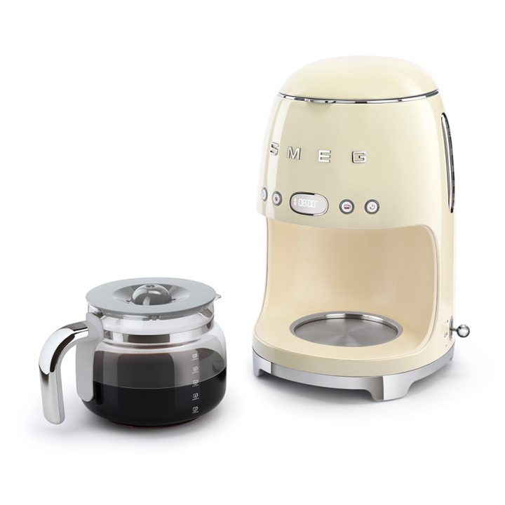 Smeg DCF02CREU Drip Coffee Machine Cream