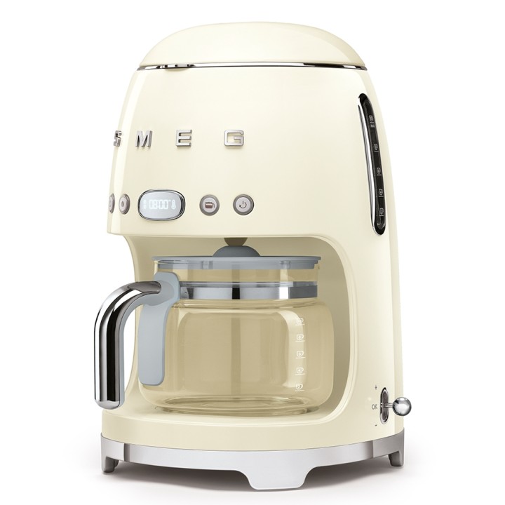 Smeg DCF02CREU Drip Coffee Machine Cream