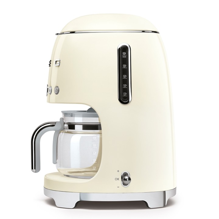 Smeg DCF02CREU Drip Coffee Machine Cream