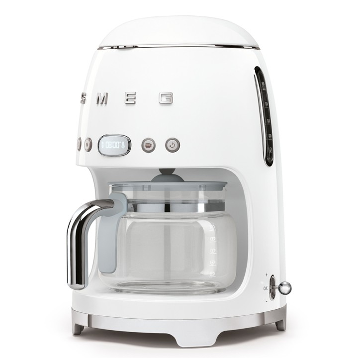 Smeg DCF02WHEU Drip Coffee Maker White