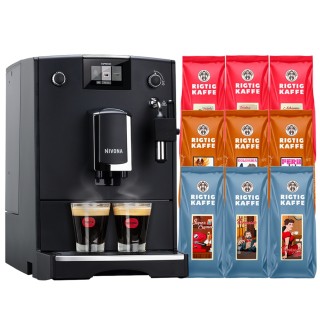 Nivona NICR 550 Matte Black Espresso Machine Incl. 4.2 kg Rigtig Kaffe