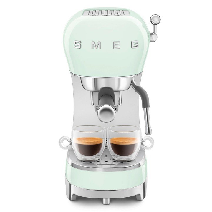 Smeg ECF02PGEU Espresso machine Pastel green