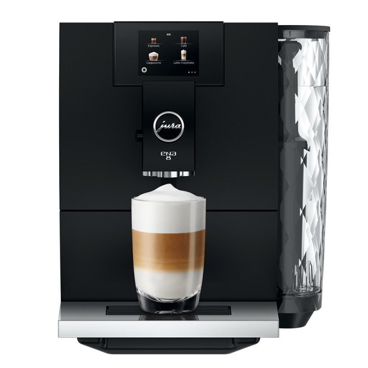 Jura ENA 8 (EC) Full Metropolitan Black Espresso machine Incl. 2.8 kg Rigtig Kaffe