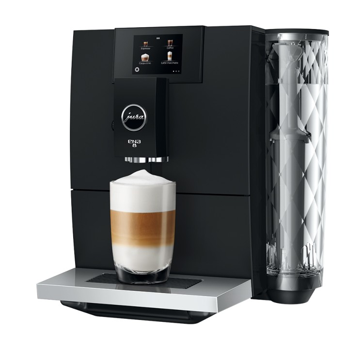 Jura ENA 8 (EC) Full Metropolitan Black Espresso machine Incl. 2.8 kg Rigtig Kaffe
