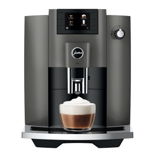 Jura E6 (EC) Dark Inox Espresso Machine Incl. 2.8 kg Rigtig Kaffe
