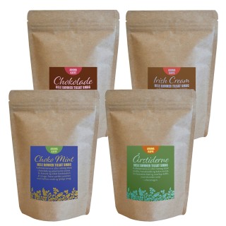 Flavored Coffee Mix Pack 4 x 225 g Whole Coffee Beans