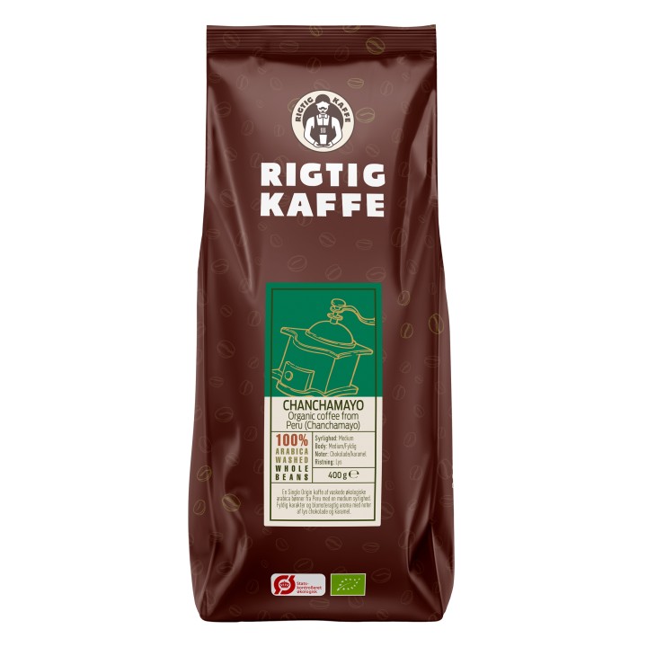 Rigtig Kaffe Organic Chanchamayo 15x400g Whole coffee beans