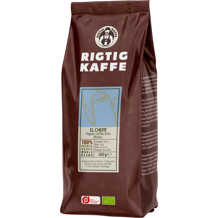 Rigtig Kaffe Organic El Chebe 7x400g Whole coffee beans