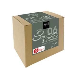 Estate Coffee 06 Tres Flores Espresso Coffee Capsules Organic 10 pcs