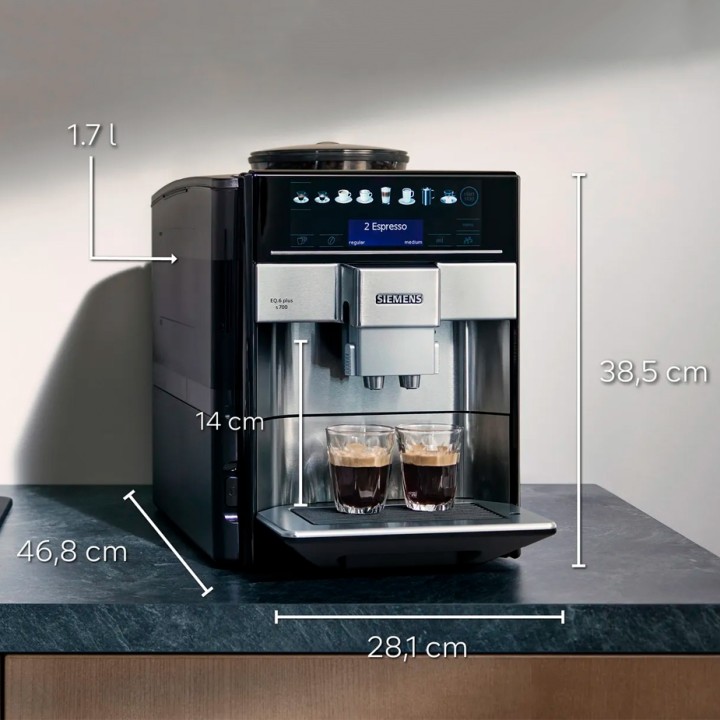 Siemens TE657313RW EQ6 s700 Incl. 6x400g Rigtig Kaffe Organic