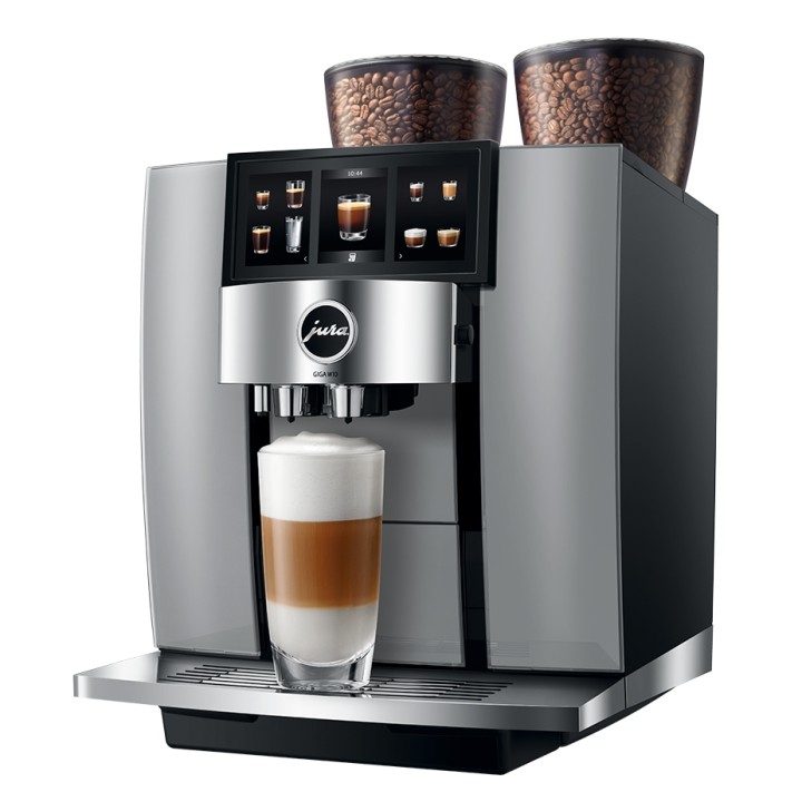Jura Giga W10 (EA) Diamond Silver Espresso Machine Incl. Starter Kit
