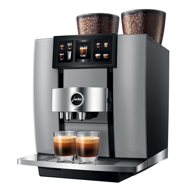 Jura Giga W10 (EA) Diamond Silver Espresso Machine Incl. Starter Kit