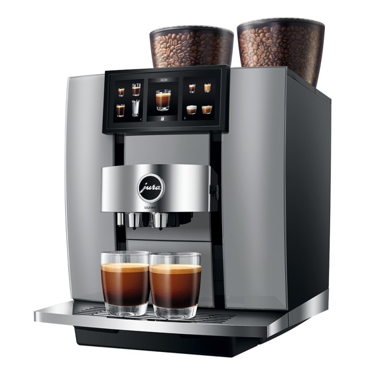Jura Giga W10 (EA) Diamond Silver Espresso Machine Incl. Starter Kit
