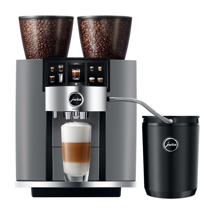 Jura Giga W10 (EA) Diamond Silver Espresso Machine Incl. Starter Kit
