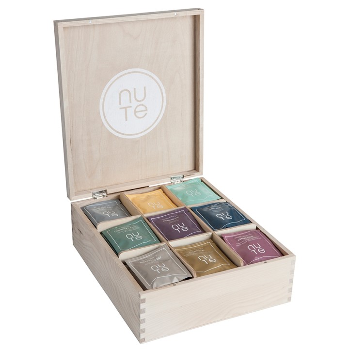 NUTE Tea box incl. 90 pcs tea bags
