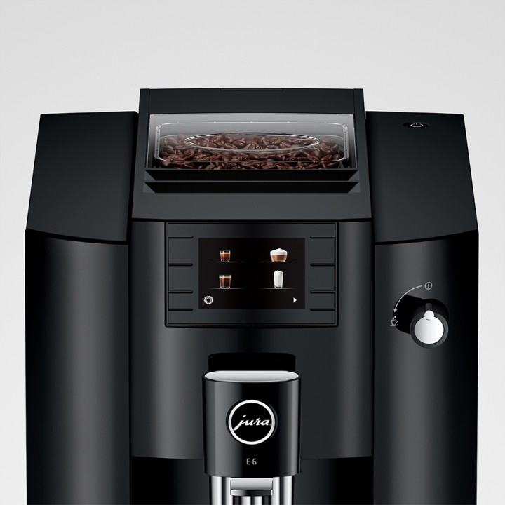 Jura E6 (EC) Piano Black Espresso Machine Incl. Starter Pack