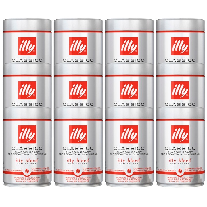 Illy Espresso Classico 12x250g Whole coffee beans
