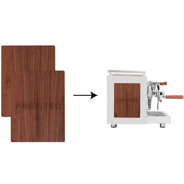 Profitec Pro 600 Devils Edition Walnut Wood Espresso Machine Incl. Macap M2E & Barista Equipment