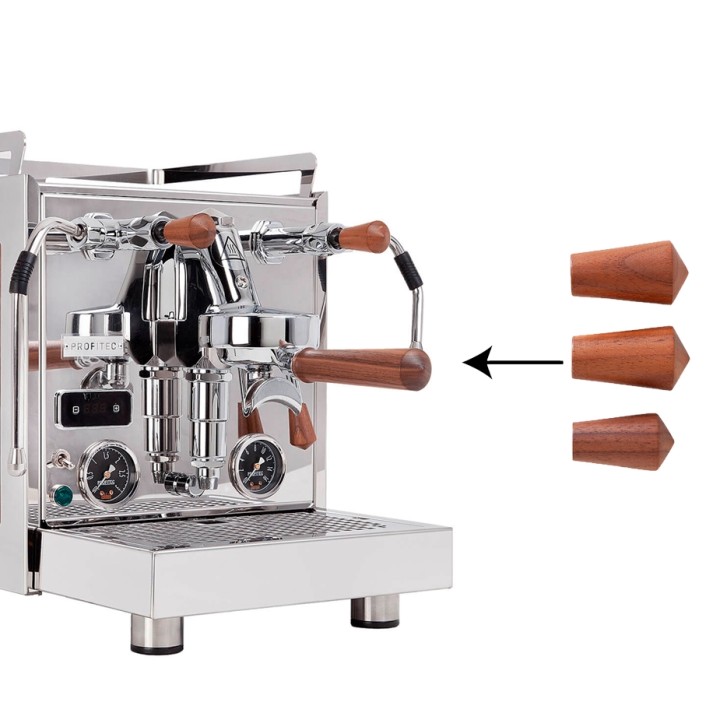 Profitec Pro 600 Devils Edition Walnut Wood Espresso Machine Incl. Eureka Mignon Turbo & Barista Equipment