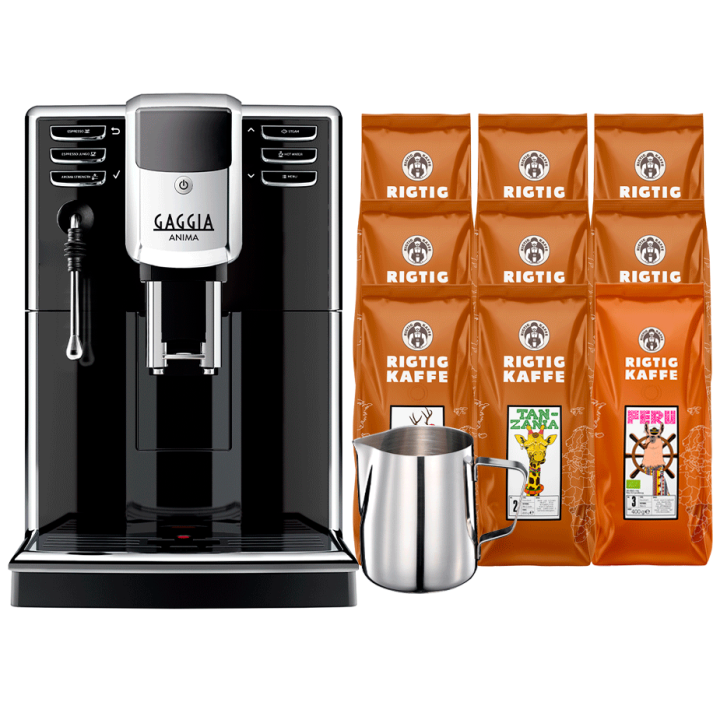 Gaggia Anima Barista Plus Espresso Machine Incl. Accessories & 9x400g World Coffee