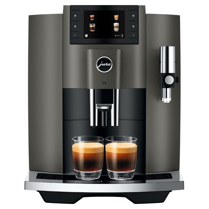 Jura E8 (EC) Dark Inox Espresso Machine Incl. Starter Pack