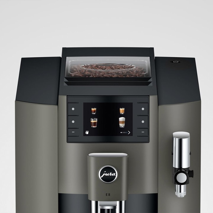 Jura E8 (EC) Dark Inox Espresso Machine Incl. Starter Pack