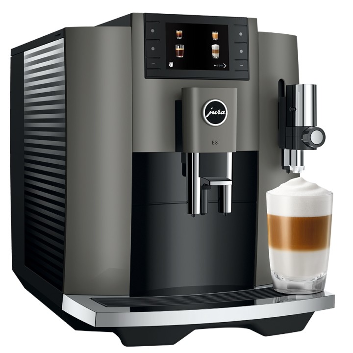 Jura E8 (EC) Dark Inox Espresso Machine Incl. Starter Pack