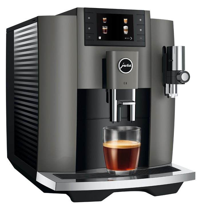 Jura E8 (EC) Dark Inox Espresso Machine Incl. Starter Pack
