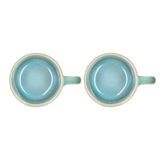 Villa Collection Styles Espresso cup 8 cl 2 pcs Green/Blue