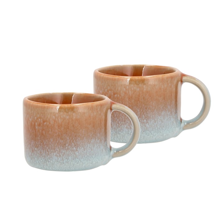 Villa Collection Styles Espresso cup 8 cl 2 pcs Blue/Amber