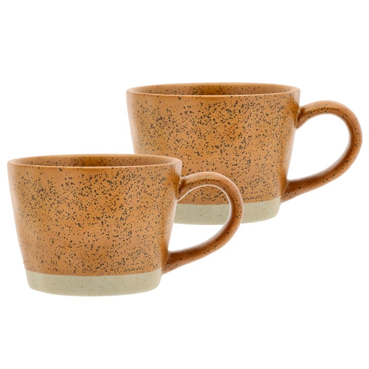 Villa Collection Eternal Mug with Handle 30 cl 2 pcs Amber