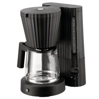 Alessi Plissé Coffee Machine Black