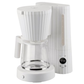 Alessi Plissé Coffee Machine White