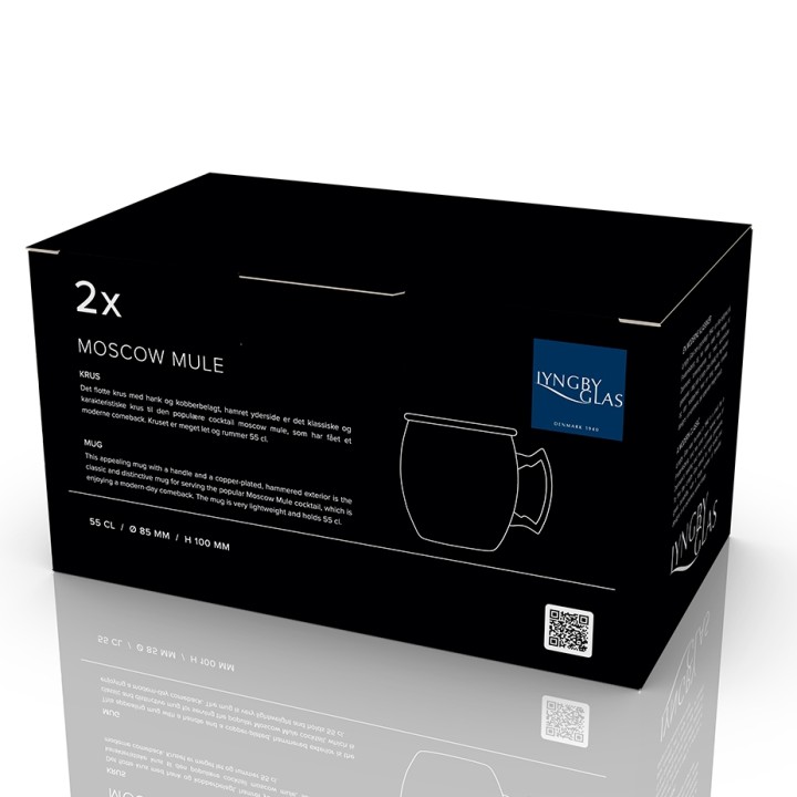 Lyngby Moscow Mule Mugs 55 cl 2 pcs Copper
